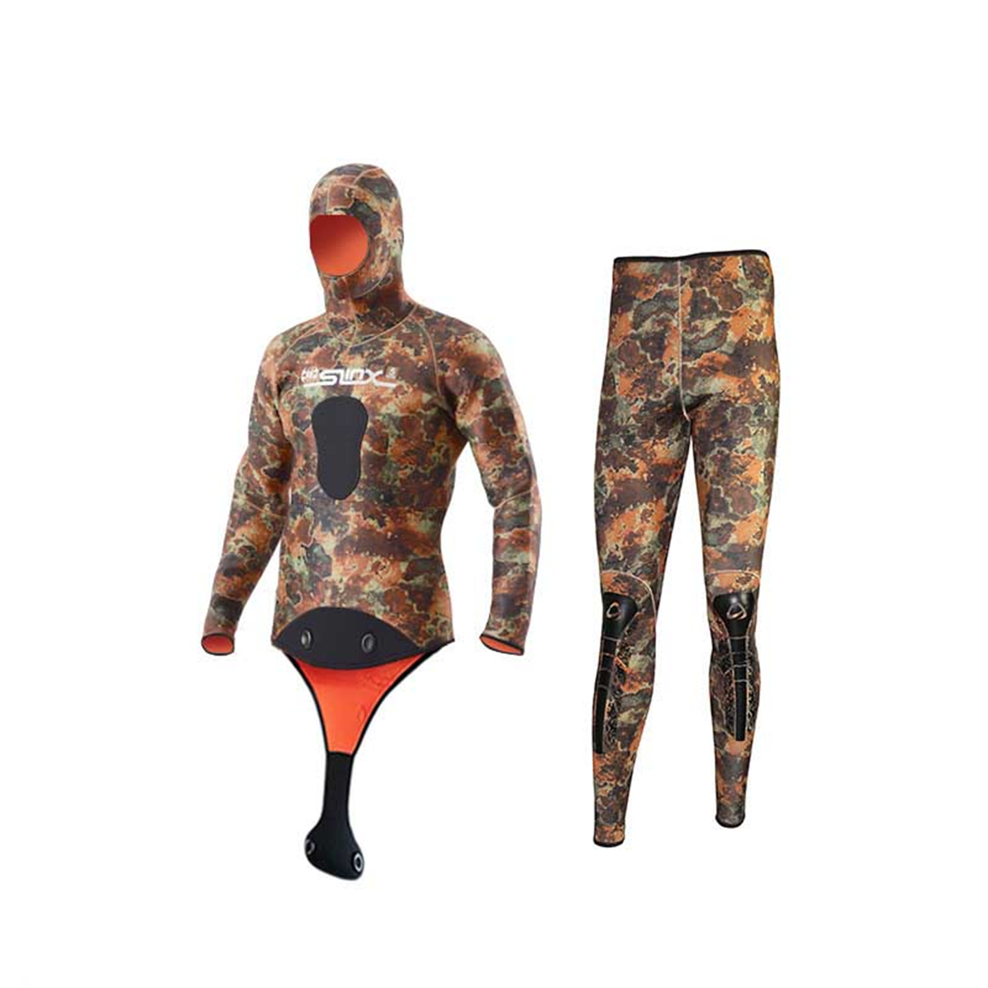 Scuba Diving Wetsuit 5Mm Neoprene - 남성용 위장 스쿠버 스피어피싱 네오프렌 잠수복,