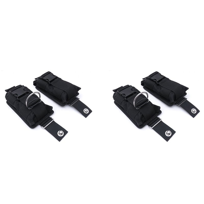 Scuba Weight Belt Pocket Quick Release - 가격 인하! 새로운 4개입 예비용 블랙