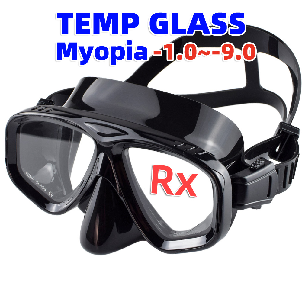 Diving Mask Tempered Glass Optical - 스쿠버 광학 강화 안경 다이빙 마스크