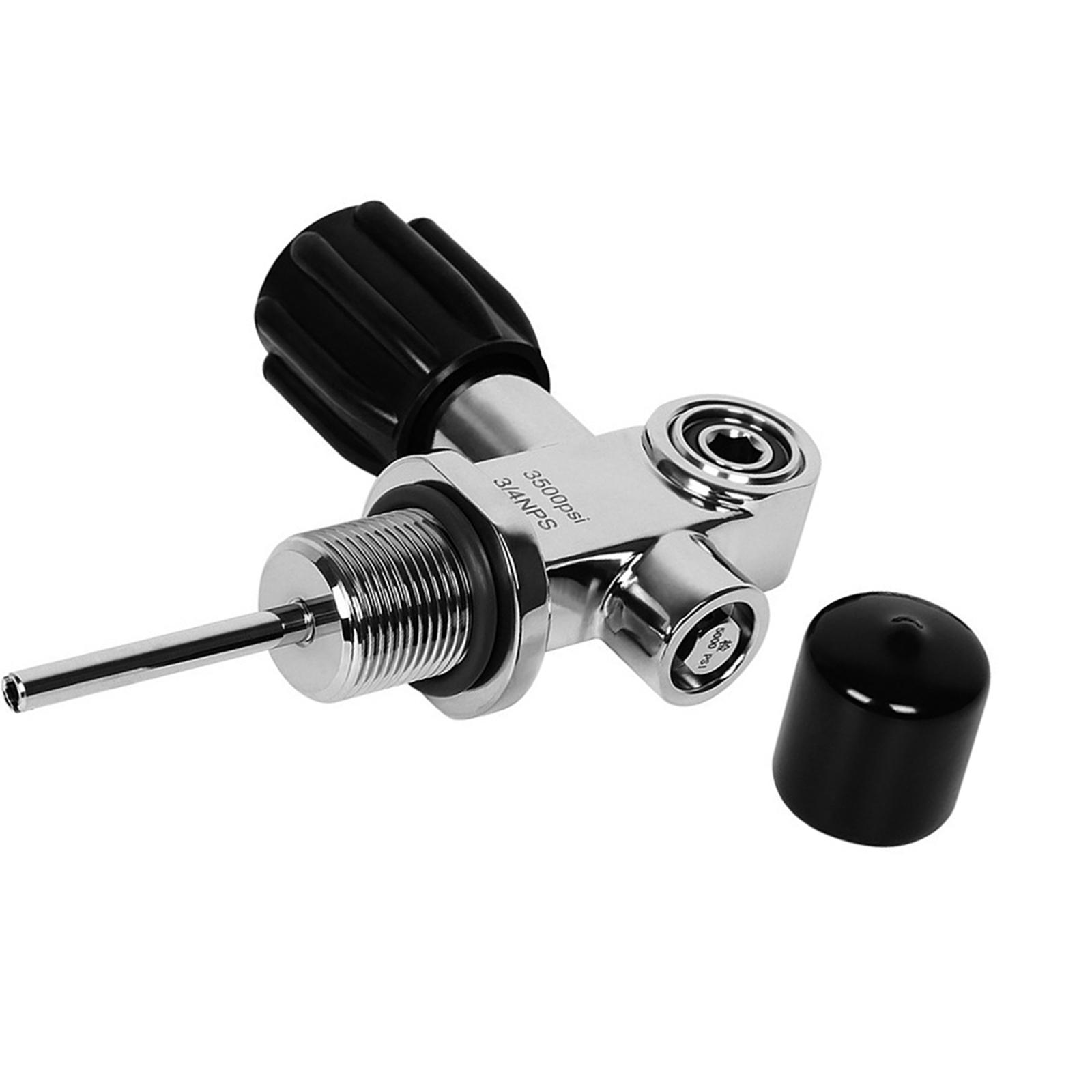 Scuba Tank Valve Din Yoke Convertible - 스테인리스 스틸 다이빙 실린더 밸브 고유량
