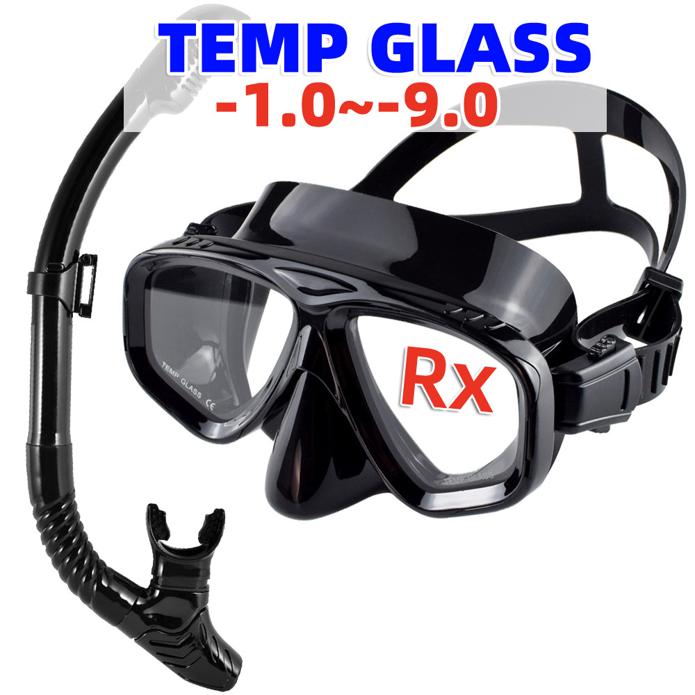 광학 근시 스쿠버 다이빙 마스크 스노클 세트 강화 유리 - Diving Mask Tempered Glass Optical 리뷰 및 가격